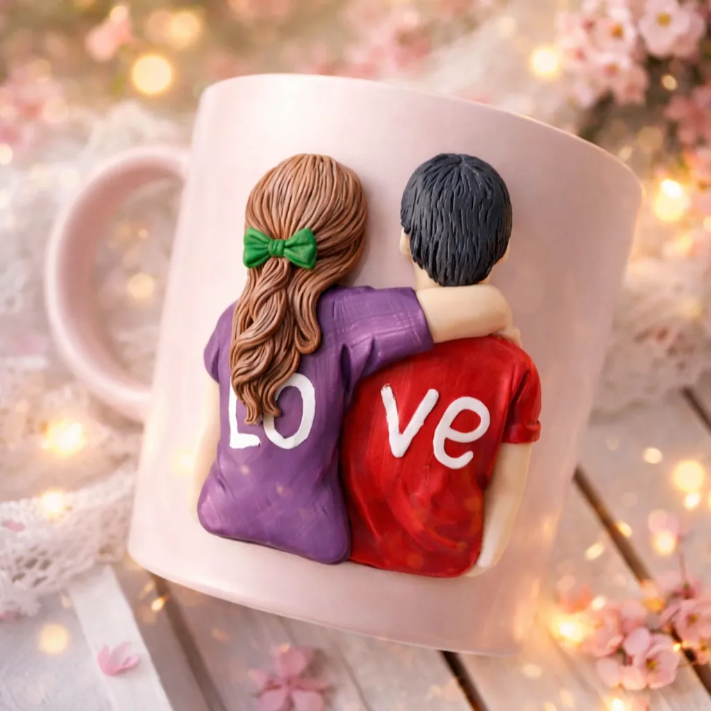 Customize Coffee Mug - Handmade Craft by SuOly Craft